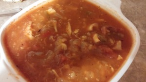 Spicy Chicken Tomato soup